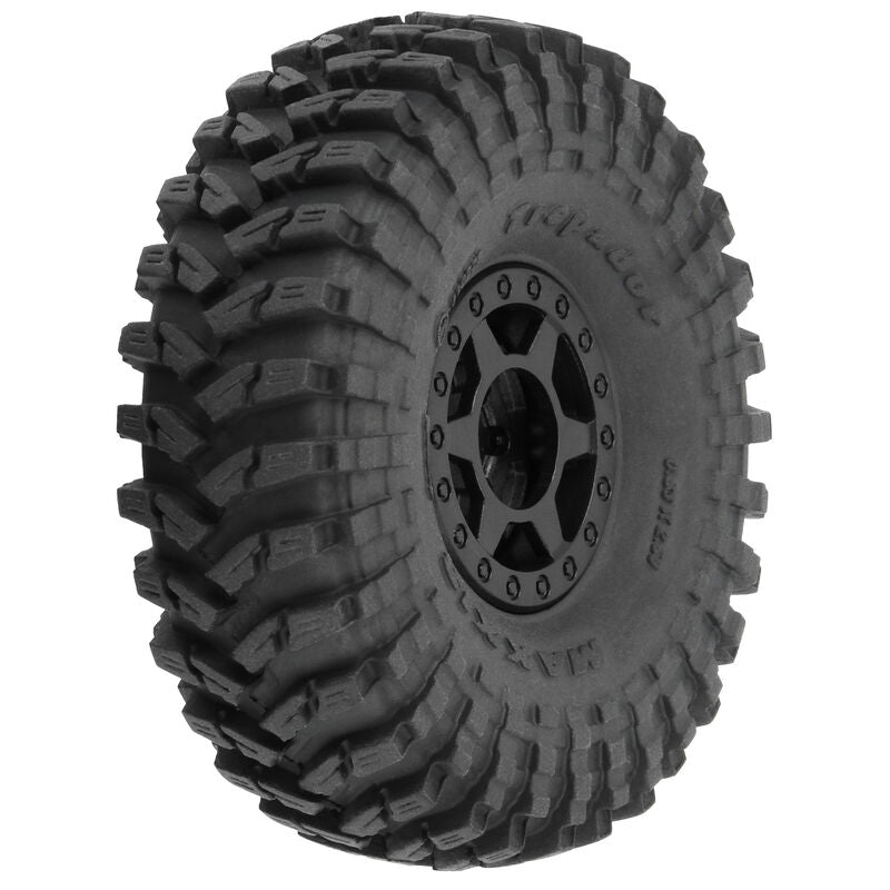 1/24 Proline Maxxis Trepador F/R 1.0" Tires MTD 7mm Black Holcomb