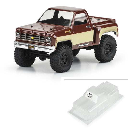 1/24 BODY 1978 Chevy K-10 Clear Body: SCX24