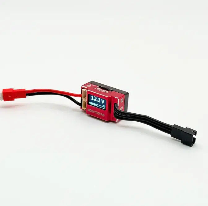 Furitek MicroPython Pro OLED – 25A/50A Brushed/Brushless ESC with Wireless Module for 1/18 & 1/24 RC Crawlers
