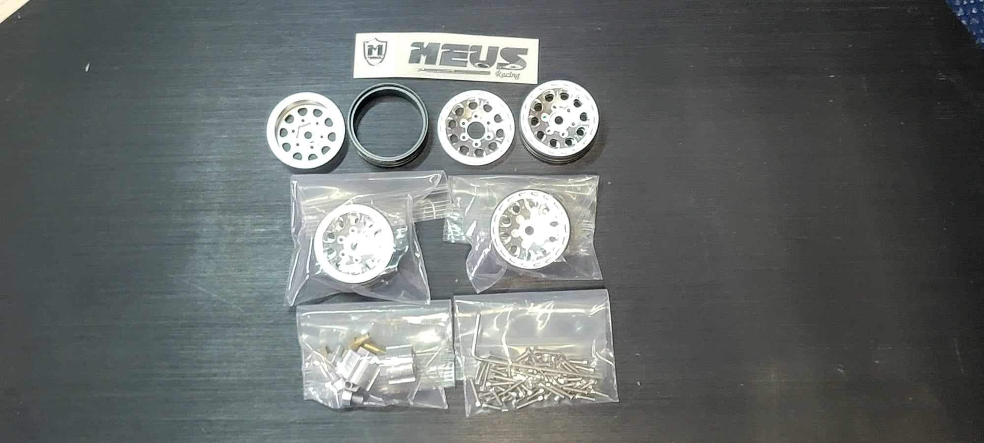 Meus Racing 1.0 Wheels with Brass rings, Silver – Enlightened RC
