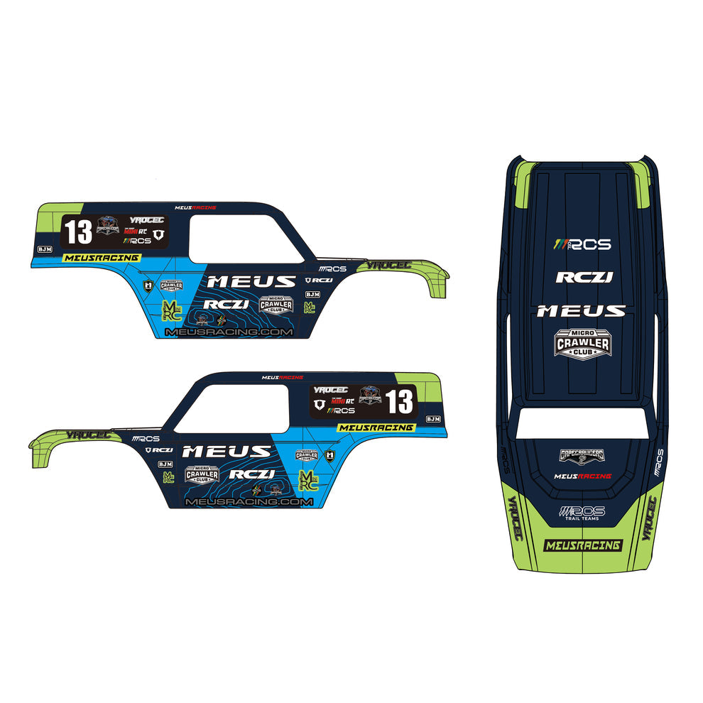 Meus Racing MB24 Body Green