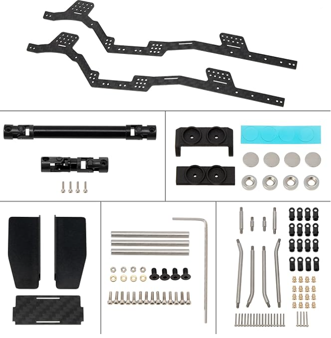 Meus Racing Carbon Chassis - Full Kit – Enlightened RC