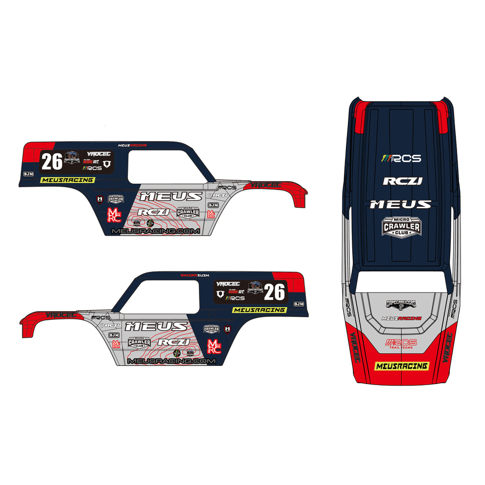 Meus Racing MB24 Body red