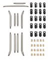 Meus Racing 1/24 Stainless Links for Chevy C10, Bronco, Wragler